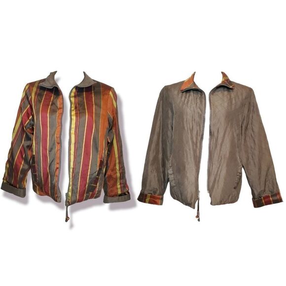 Silk reversible jacket  - Picture 1 of 9